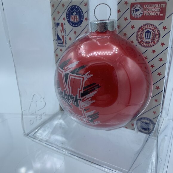 Nebraska Huskers Christmas Ornament Officially Licensed NCAA Collegiate Vintage - Picture 3 of 7